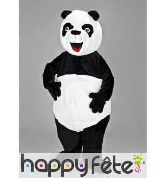 Mascotte panda noir