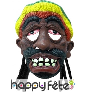 Masque rasta avec bonnet