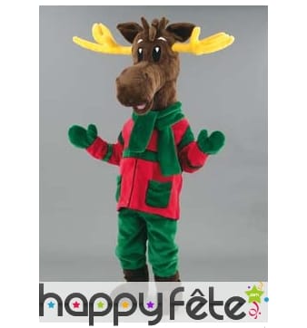 Mascotte renne de noel