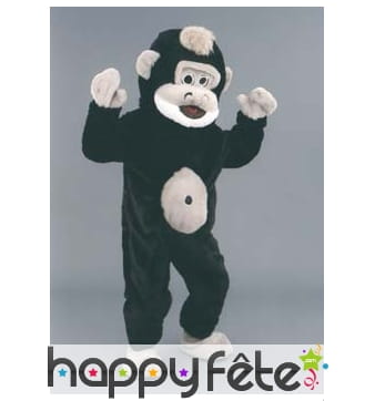 Mascotte singe noir