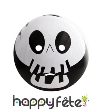 Masque smiley tête de mort adulte