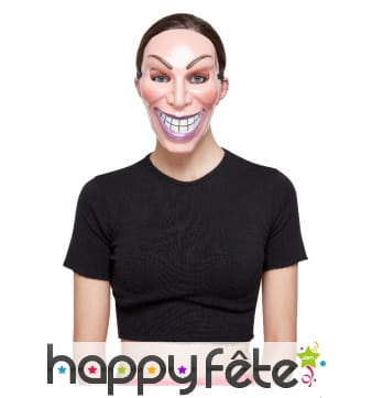 Masque sourire visieux pour femme