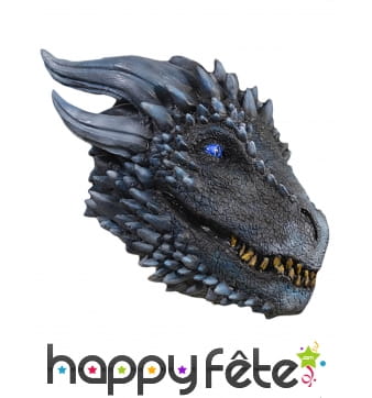 Masque Viserion Game of thrones pour adulte, luxe