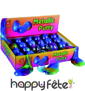 Oeufs avec liquide metallique