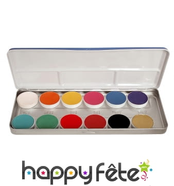 Palette aquacolor 12 teintes