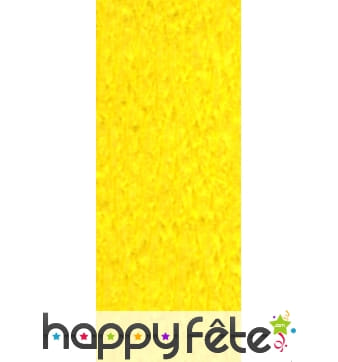 Papier crêpe décor jaune citron de 0,70 x10 m