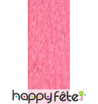 Papier crêpe décor rose pâle de 0,70 x10 m