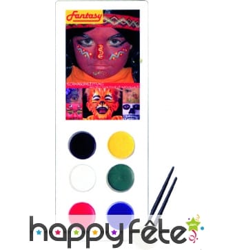 Palette de 6 couleurs aquaexpress