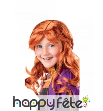 Disney reine des neiges princesse filles Anna Elsa Cosplay perruque enfants  petite sirène Ariel rouge perruque jasmin raiponce Belle cheveux  accessoires