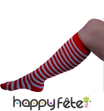 Paire de chaussettes de clown rouges