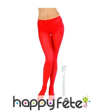 Paire de collants rouges