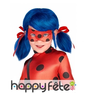 Perruque de Ladybug pour petite fille