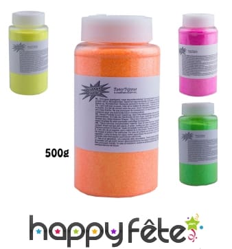 Poudre fluo décorative, 500g