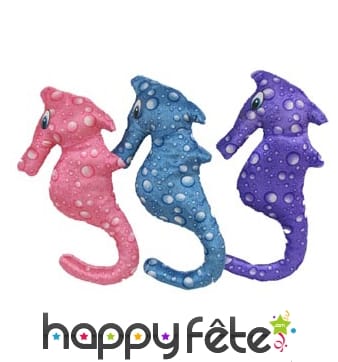 Peluche hippocampe bulles - couleurs assorties