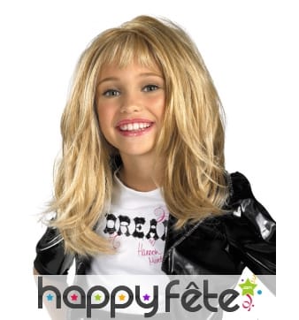 Perruque Hannah Montana pour fille