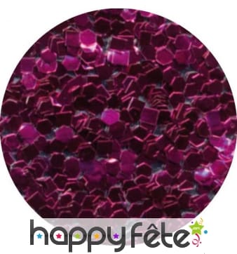 Paillettes moyennes déco fuschia