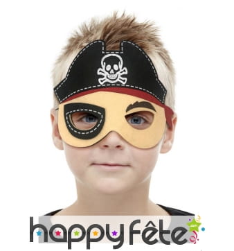 Petit masque de pirate pour enfant