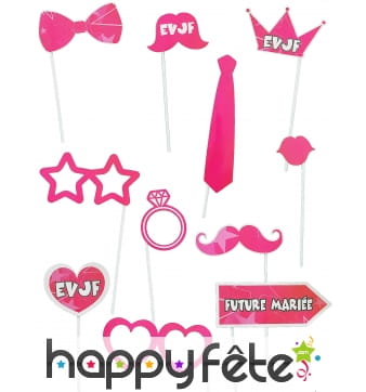 Photobooth roses enterrement de vie de jeune fille