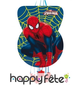 Pinata Spiderman à tirer de 46 x 65cm