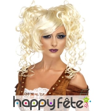 Perruque steampunk blonde