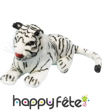 Peluche tigre blanc