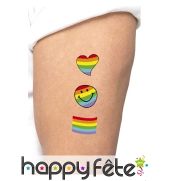 Petits tatouages gay pride