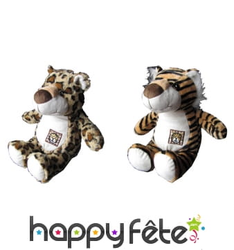 Peluche tigre ou léopard rigolo