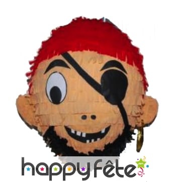 Pinata visage de pirate