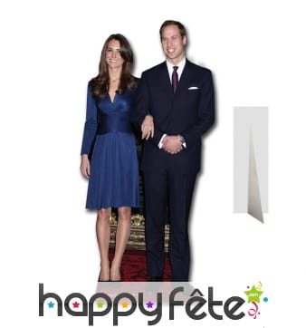 Prince William et kate taille réelle en carton