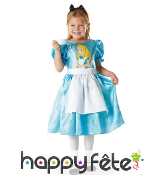 Robe de Alice au pays des merveilles pour fille