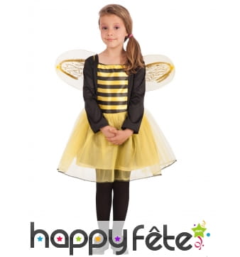 Robe de petite abeille à longues manches