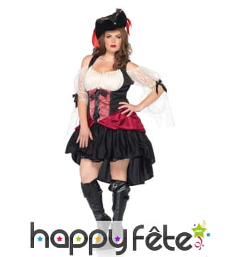 Robe de pirate queue de pie grande taille