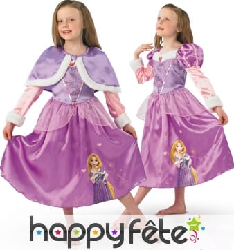 Robe de princesse Raiponce pour enfant