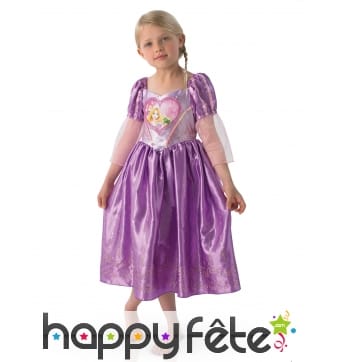 Robe Love heart Raiponce luxe pour enfant