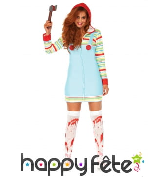 Robe salopette de Chucky pour femme