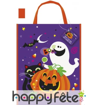 Sac à bonbons Halloween de 38 x 30 cm