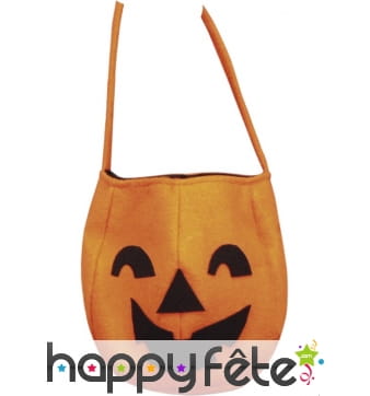 Sac citrouille halloween