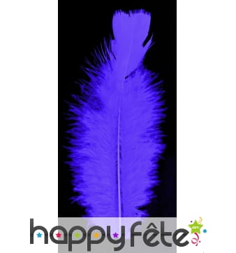 Sachet de 100 plumes violettes de 15cm