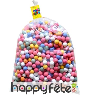 Sachet de 1000 boules dancing multicolores