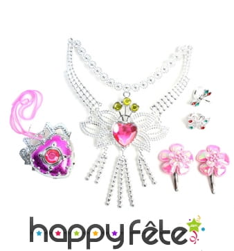 Set de 7 bijoux fantaisies pour fillette