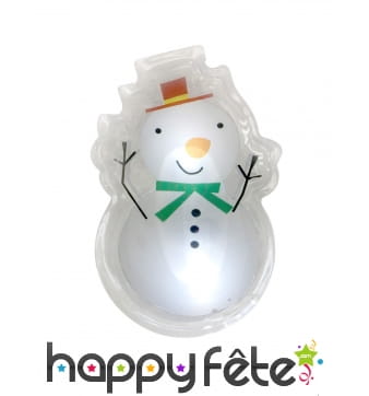 Stickers de bonhomme de neige lumineux, 15,5x12cm