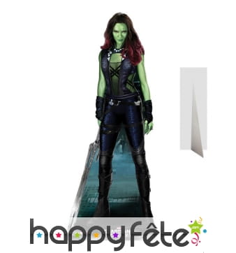 Silhouette de Gamora en carton taille réelle