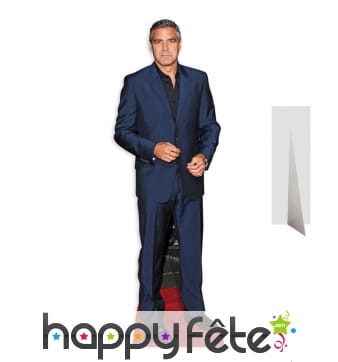 Silhouette de Georges Clooney tapis rouge