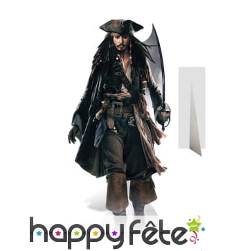 Silhouette de Jack Sparrow en carton plat