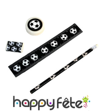 Set de papeterie motifs foot