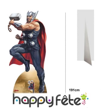 Silhouette de Thor taille réelle, version BD