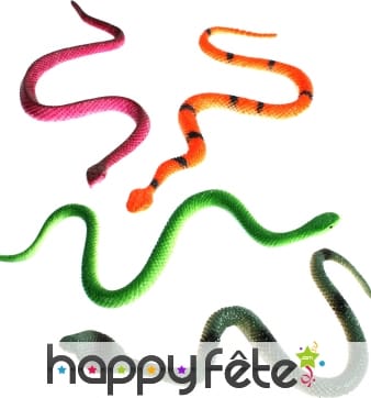 Serpents en plastiques