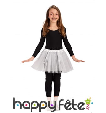 Tutu blanc uni pour enfant