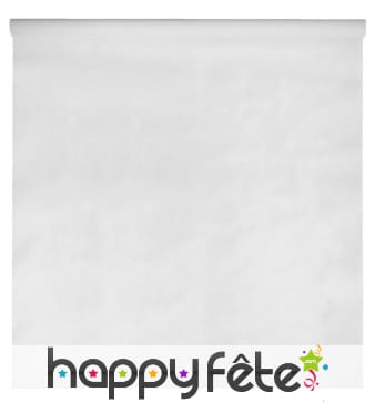 Tapis de cérémonie blanc de 1 x 15m