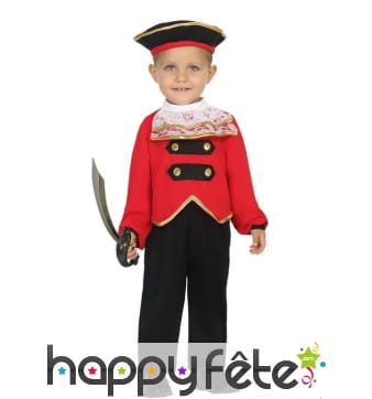 Tenue de capitaine pirate pour bébé